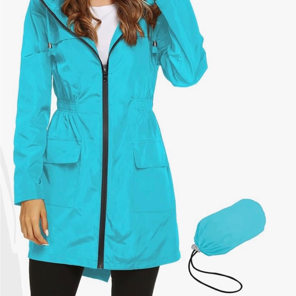 Packable Waterproof Lightweight Active Hooded Rai… - image 7